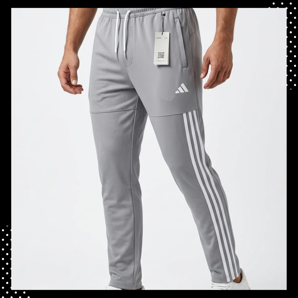 Men’s 4-Way Gray Stretch Trousers – Imported Premium Fabric