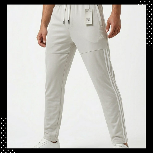 Emmoro Men's Off White 4-Way Stretch Trousers Pakistan