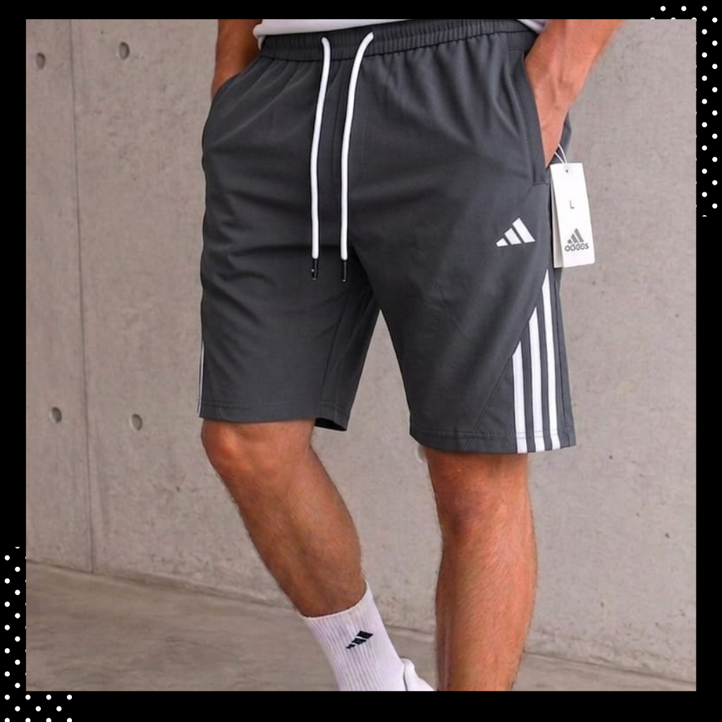Men’s Premium Gray Casual Shorts – Lightweight & Breathable Comfort