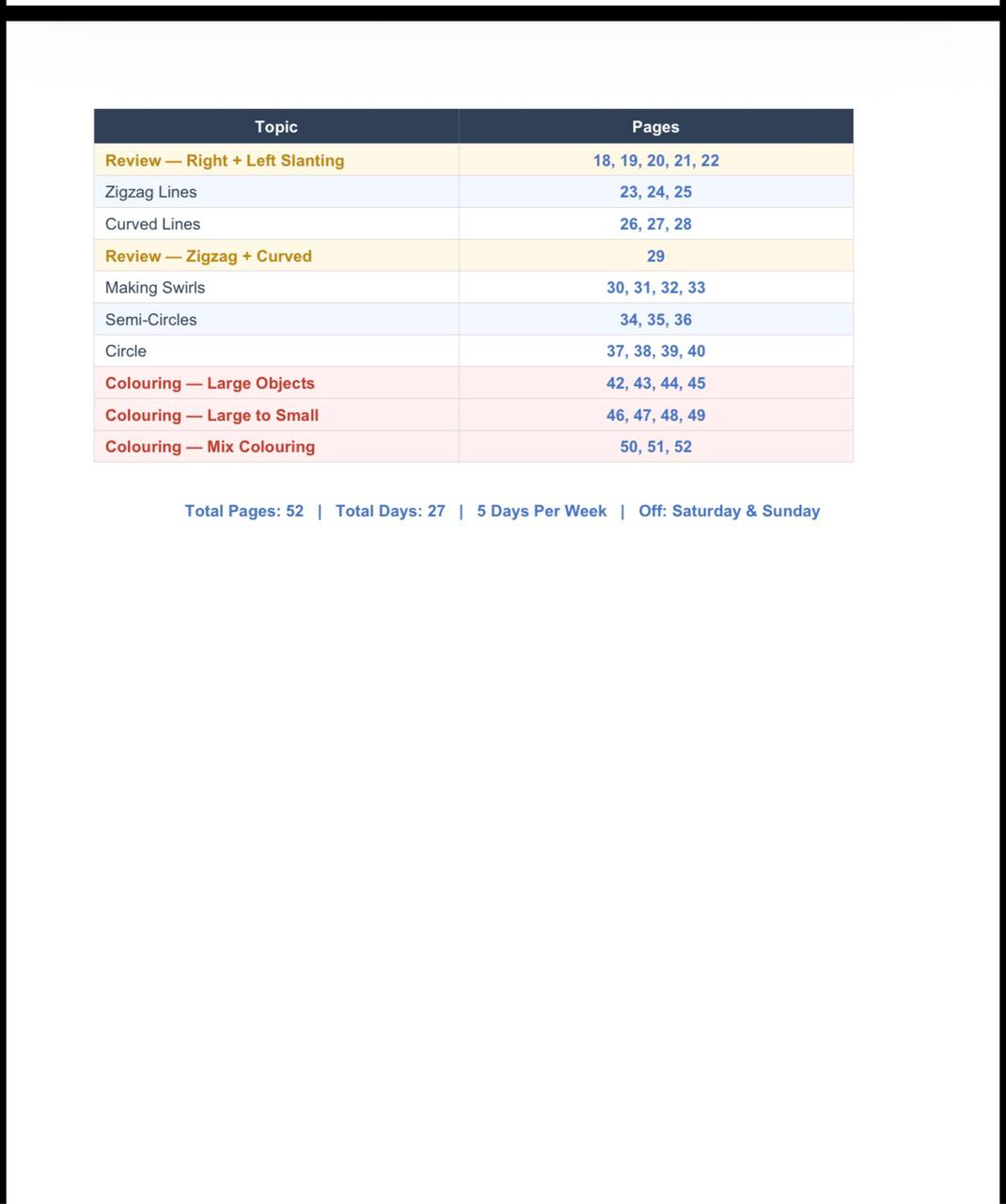 Kids Tracing & Pre-Writing Worksheets (Ages 2.5–3)