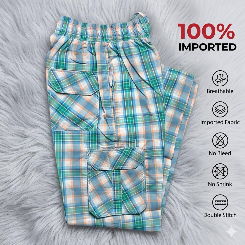 Men’s green Cargo Trousers – Multi Pocket Streetwear Pants 2026