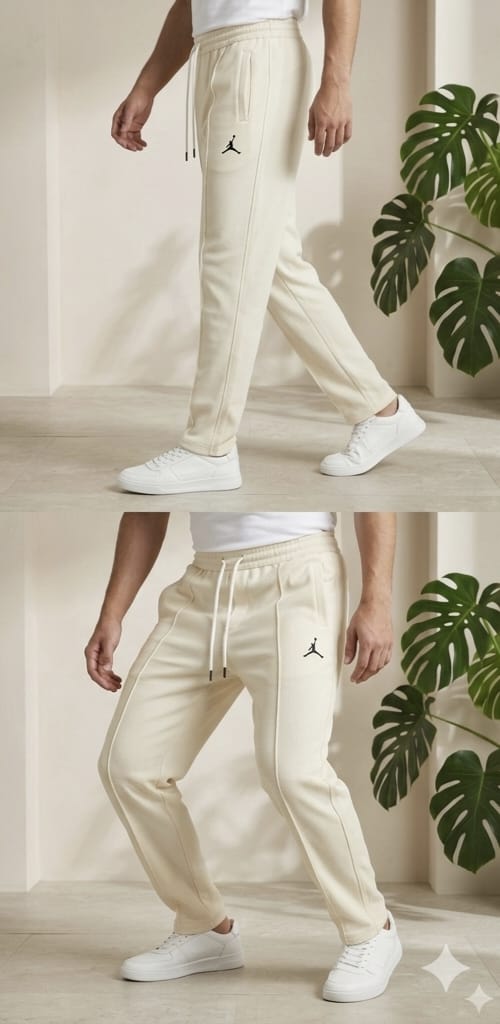 Men’s Waffle Texture Trousers – Slim Fit Stretch Casual Pants for Everyday Wear