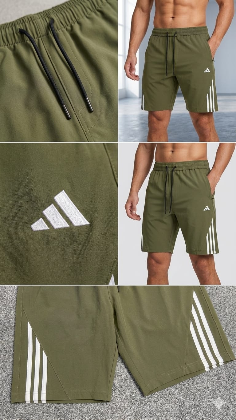 Men’s Gym Performance Shorts – Lightweight Summer Activewear