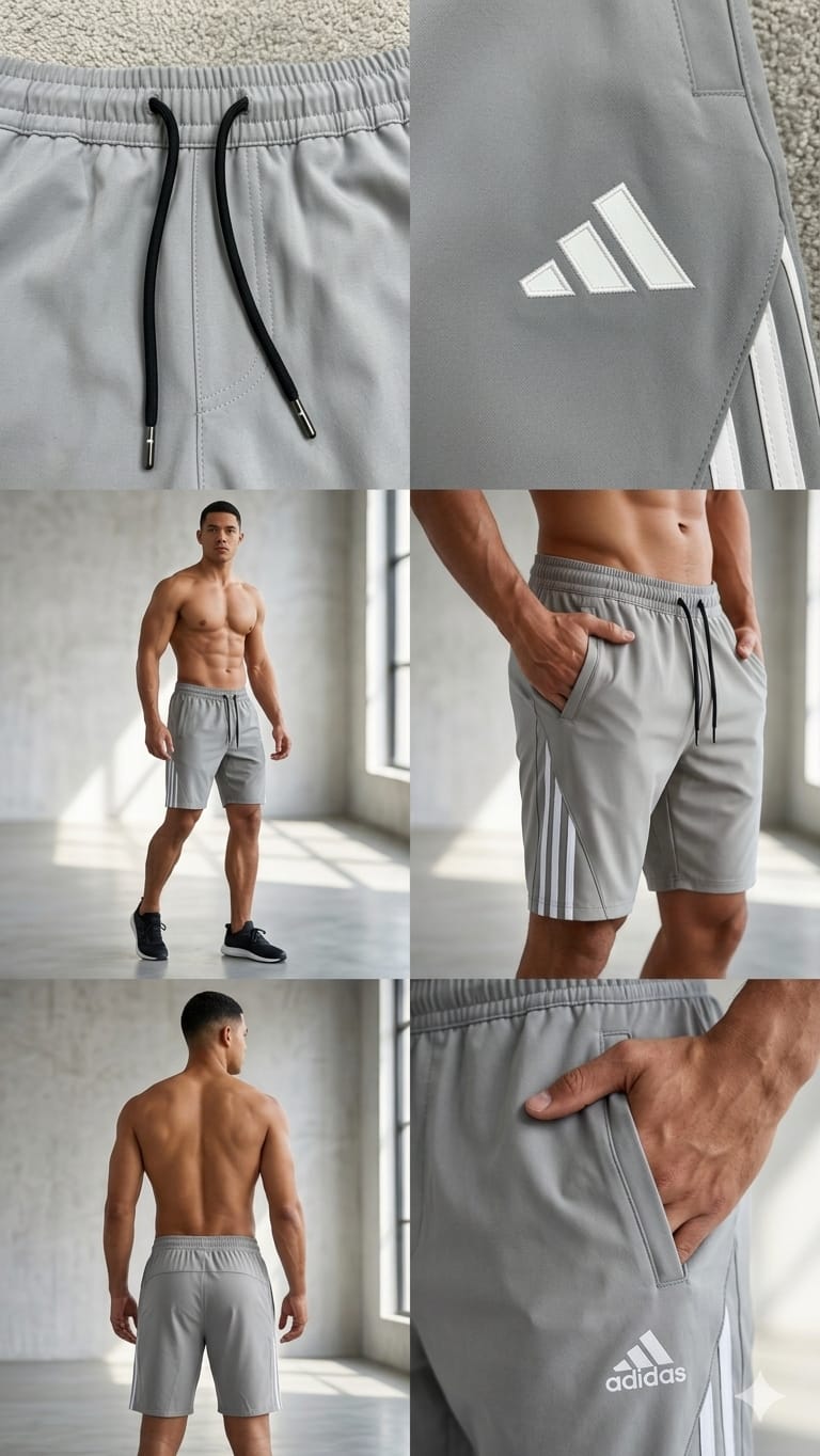 Men’s Gym Performance Shorts – Lightweight Summer Activewear